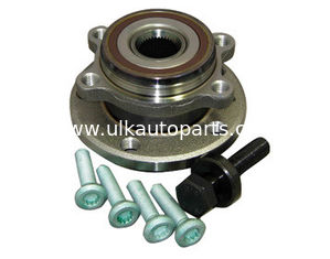 Wheel hub unit and assembly of automotive bearings