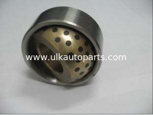 Spherical plain bearing with bronze inner for self-lubricating process
