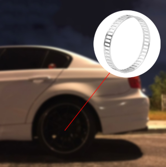 Custom Manufacture magnetic sensor ring front wheel ABS rear gear magnetic sensor ring auto parts for bmw