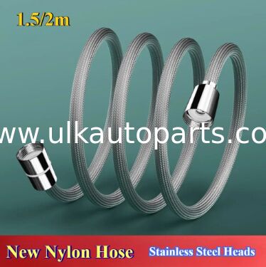 1.5/2 Meter Flexible Shower Hose Anti Winding Handheld Bathroom Pipe Water Pipe Bath Shower Nylon Tube Accessories