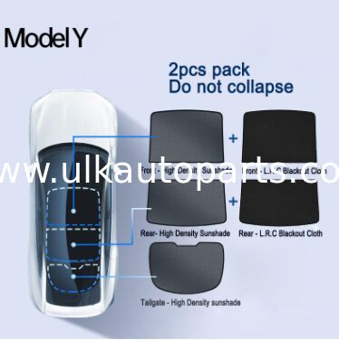 UV-Reflective Car Sun Shade Cover Rear Windshield Sun Protection Sunshade Heat-lsolation Car Privacy Curtains Foldable Storage