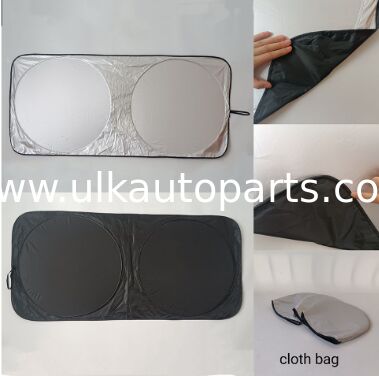 Full-Coverage Heat & UV Protection | Foldable Design Keeps Interior Cool | MediumWindshield Sunshade for Cars