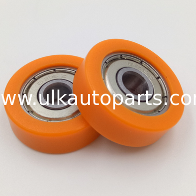 66002RS inner diameter 15mm TPU PU ball bearing roller wheel with 50mm diameter 15*50*15