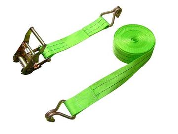 Different colours of  tie down strap