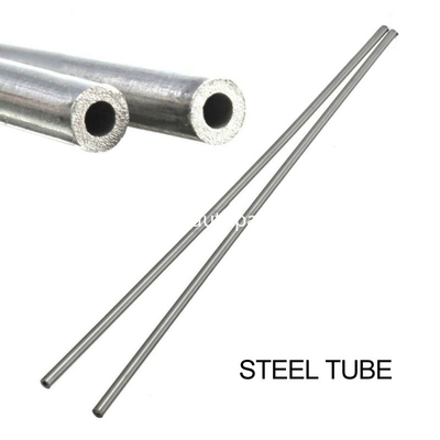 Silver Round 304 Stainless Steel Capillary Tube Pipe 250mm Hollow Circular Tube OD 3/4/5/6/8/10mm ID 2/3/5/6/8mm