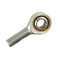 Rod end bearing of chrome steel and carbon steel