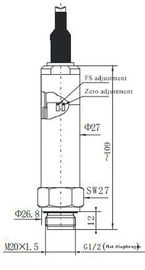 Universal piezoresistive high quality pressure transmitter sensors