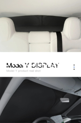 Silver Coated Cloth Sun Shade for Tesla Model 3 Y 2020-2025 Side Window Privacy Sunshade Blind Shading for Camping Accessories