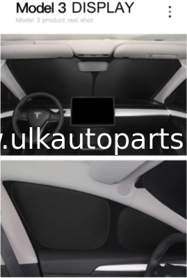 Silver Coated Cloth Sun Shade for Tesla Model 3 Y 2020-2025 Side Window Privacy Sunshade Blind Shading for Camping Accessories