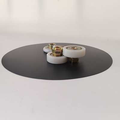 POM62634-10 6x34x10mmPOMCoated 626ZZ Chrome Steel BallBearing Circular Plastic Pulley RollerWheel for Window Door 3D Printer