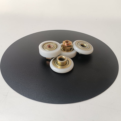 POM62634-10 6x34x10mmPOMCoated 626ZZ Chrome Steel BallBearing Circular Plastic Pulley RollerWheel for Window Door 3D Printer