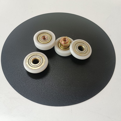 POM62634-10 6x34x10mmPOMCoated 626ZZ Chrome Steel BallBearing Circular Plastic Pulley RollerWheel for Window Door 3D Printer