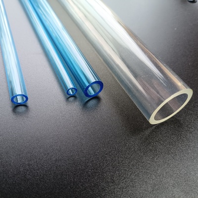 Wholesale 8mm ID Plastic Medical Grade PVC PU Transparent Clear Fiber Flexible Water Pipe Tubing Air Clear PU Hose