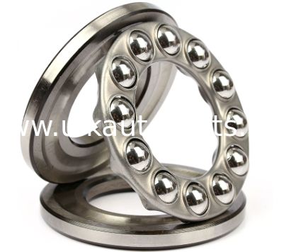 Thrust Ball Bearings Axial Ball Alloy Steel Thrust Ball Bearings Inner Diameter 17 mm, Outer Diameter 30 mm, Thickness 9 mm