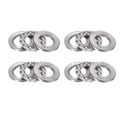 Thrust Ball Bearings, 51106 Plane Axial Ball Bearing 3-in-1, 30mm x 47mm x 11mm Chrome Steel ABEC3 Single Row Roller