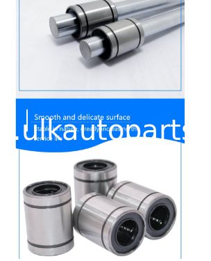8mm LM8UU Linear Ball Bearing Bushing, Double Rubber Sealed Linear Motion Bearing, Linear Shaft Liner for 3D Printer and CNC Router Equipment