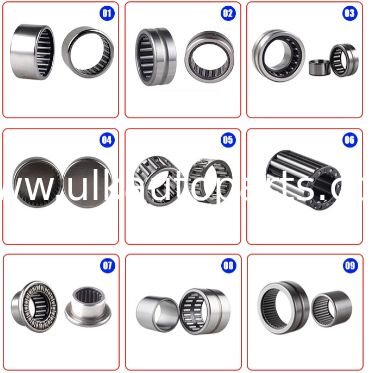 Needle Roller Bearings, Full Complement Drawn Cup, Open, 3/4-inch I.D. 1-inch OD 5/8-inch Width 6670N Static Load 4010N Dynamring