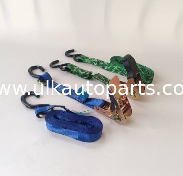 Automotive Grade Polyester Ratchet Cargo Strap 2 Inch Wide Break Strength with Moulding and Cutting Resistance for Secur