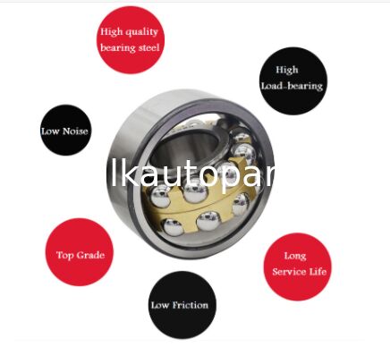 OEM Custom 1207ETN9 Self-aligning Ball Bearings, 35×72×17mm High Precision 1207 ETN9 for Industrial Machinery Transmission Spare Parts