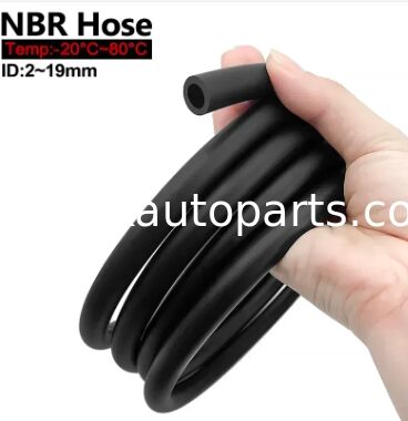 Black Nitrile Rubber Hose, 3mm-19mm Multi Size, 1m/3m Smooth Pipe for Gasoline & Carburetor