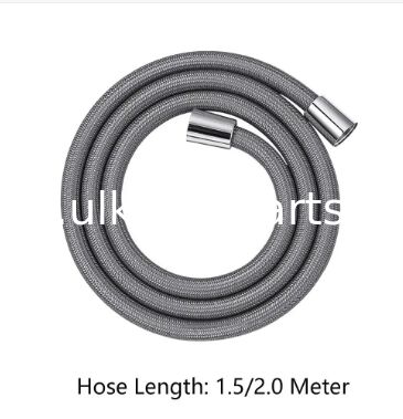 Nylon Bathtub Shower Hose Universal High Voltage Interface 1.5/2M Anti-roll Handheld Shower Hose Watering Water Pressure Heads