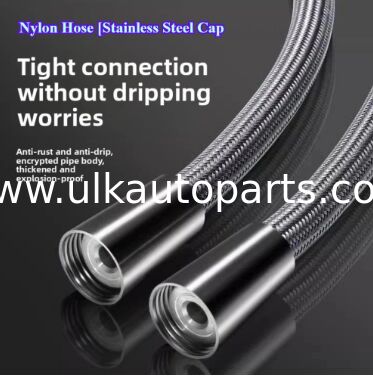 Nylon Anti-Wrap EVA Shower Head Hose High Pressure Tight Braided Tube Tube Shower Flexible Hose