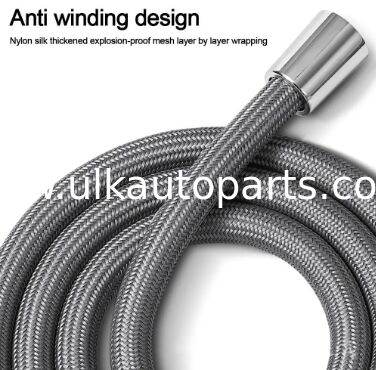 Nylon Anti-Wrap EVA Shower Head Hose High Pressure Tight Braided Tube Tube Shower Flexible Hose