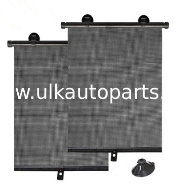 Car Windshield Sunshade Roller Blinds Auto Window Retractable Summer Protection Heat Insulation Curtain Front Rear Shading