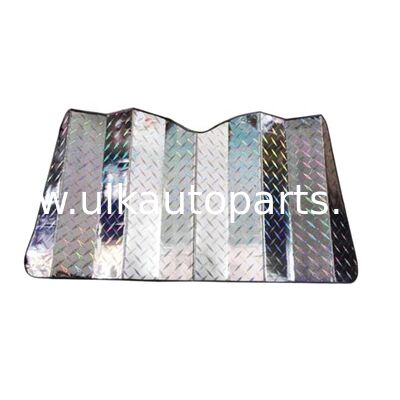 Customized car windshield sunshade universal foldable wrap bubbles aluminum film sunshade for cars