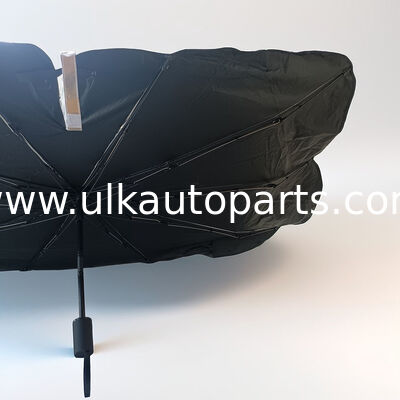 Car Sun Shade Umbrella with Movable Handle Heat Resistant Car Umbrella