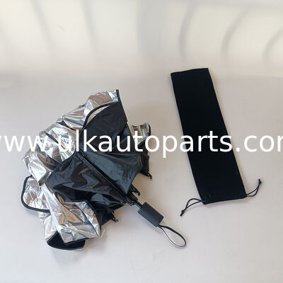 Car Sun Shade Umbrella with Movable Handle Heat Resistant Car Umbrella