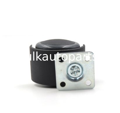 Roller Ball Furniture Black Plastic Twin Wheel Casters 50mm Furniture Wheel Caster Socket Grip Ring Stem