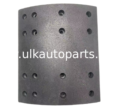 China Factory High Quality 4709 Brake Shoe Non-asbestos Drilled Brake Lining