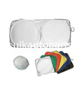 Car sunshade protective windshield cover blocks harmful UV rays reduces interior heat keeps car cool during hot sunny days