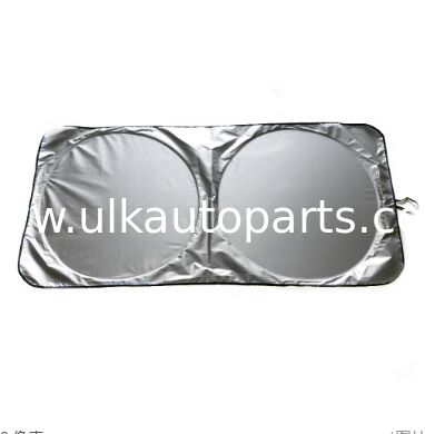 Car sunshade protective windshield cover blocks harmful UV rays reduces interior heat keeps car cool during hot sunny days