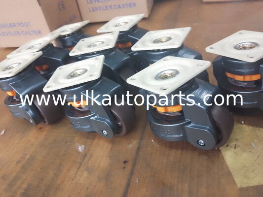 Level Adjustment Wheel Heavy Machinery Caster Heavy Duty Industrial Casters GD40F/60F/80F Swivel Load 500KG for Furniture Wheels
