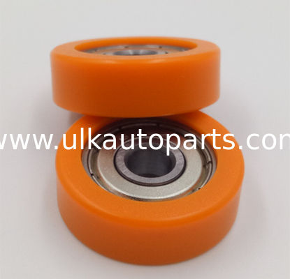 66002RS inner diameter 15mm TPU PU ball bearing roller wheel with 50mm diameter 15*50*15
