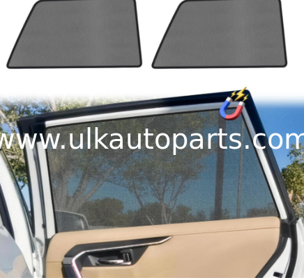 Magnetic Car Side Window Sun Shade Breathable Mesh UV Block & Privacy Curtain for Rear Back Seat Baby Use