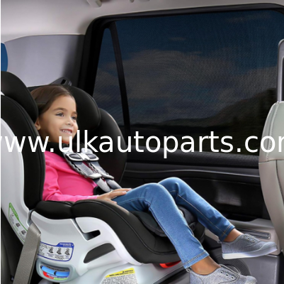 Magnetic Car Side Window Sun Shade Breathable Mesh UV Block & Privacy Curtain for Rear Back Seat Baby Use