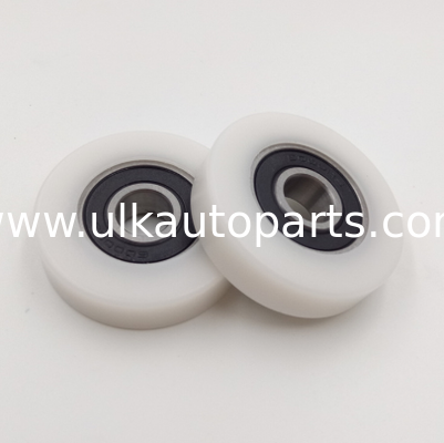 Anti‑Corrosion Plastic‑Coated Bearing, POM, Nylon, PU Material, Roller Wheel for Curtain and Window Sliding Accessories