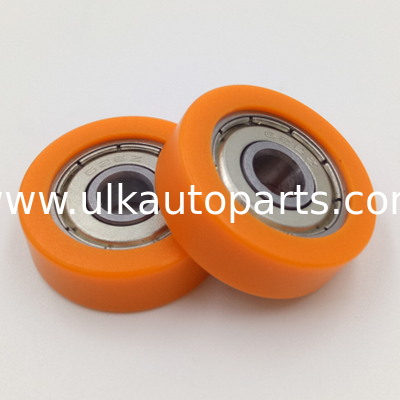 Anti‑Corrosion Plastic‑Coated Bearing, POM, Nylon, PU Material, Roller Wheel for Curtain and Window Sliding Accessories