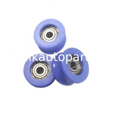 Wholesale nylon plastic coated pulley bearing small roller track wheel bearing