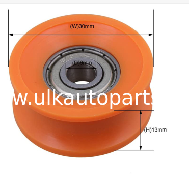 Wholesale nylon plastic coated pulley bearing small roller track wheel bearing