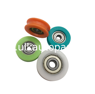ULK plastic coated bearings for windows doors bathroom non standard wheels
