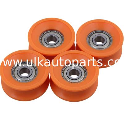 ULK plastic coated bearings for windows doors bathroom non standard wheels