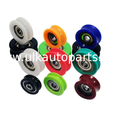 ULK plastic coated bearings for windows doors bathroom non standard wheels